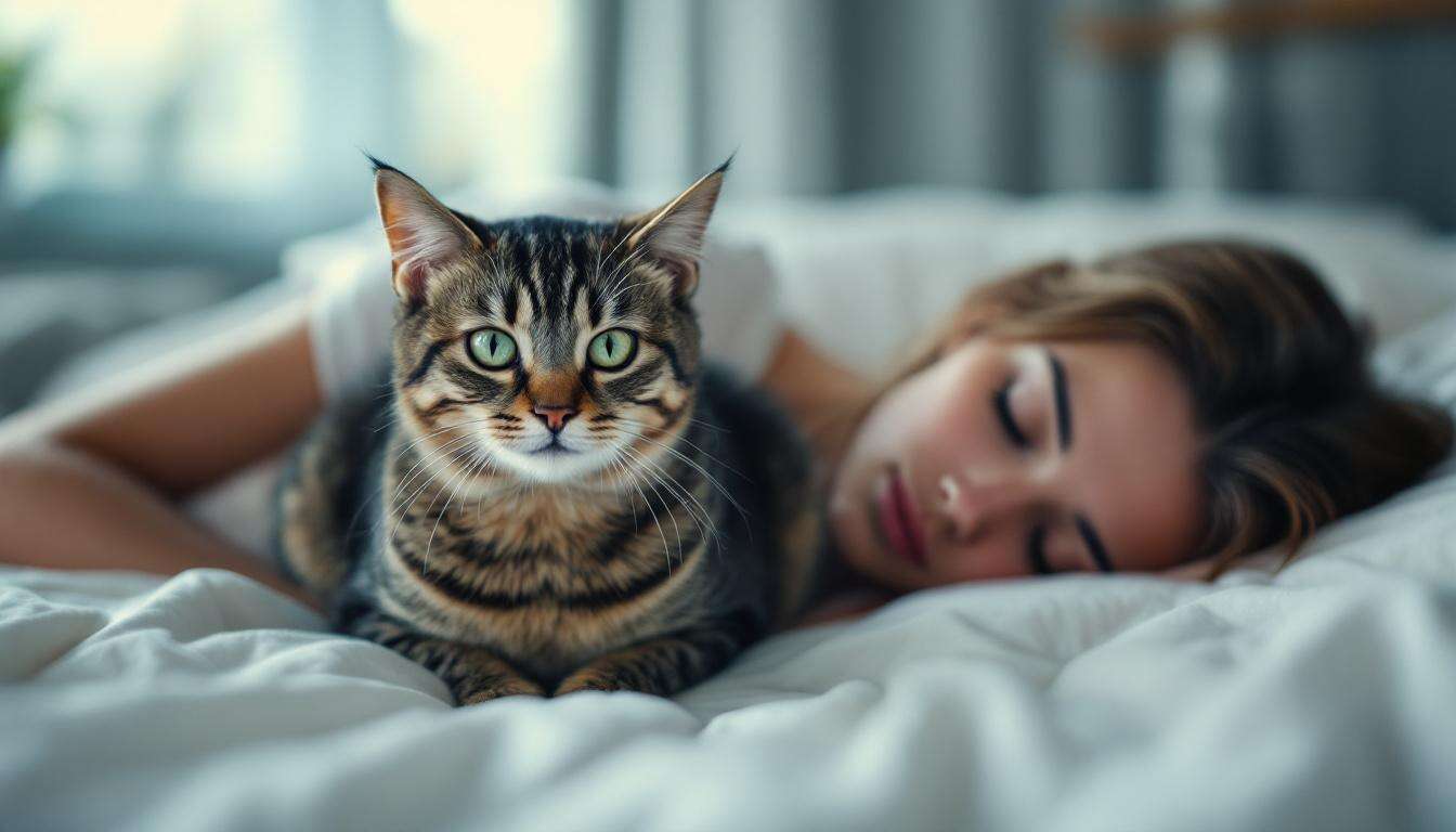 Cosa nasconde il tuo gatto quando ti fissa mentre dormi: la risposta della scienza