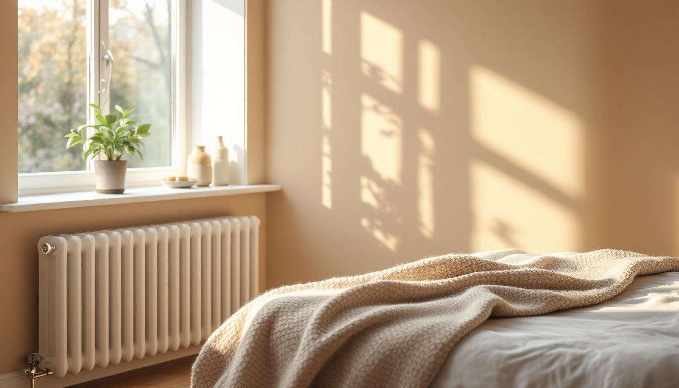 I termosifoni riscaldano di più e sembrano più caldi se usi questo comune oggetto da camera da letto